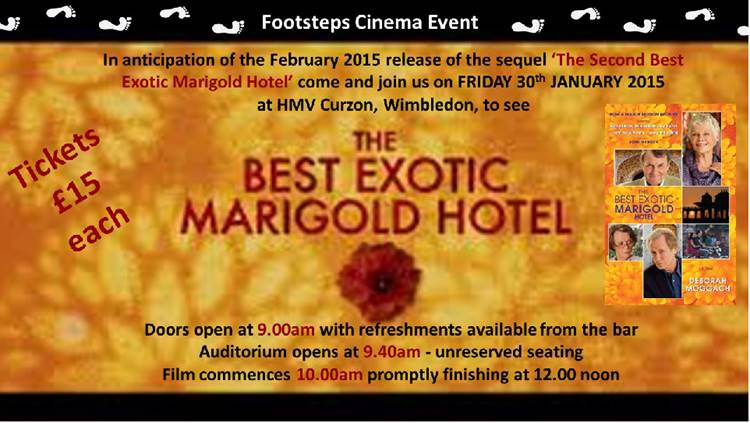 Footsteps Invite You To 'The Best Exotic Marigold Hotel'