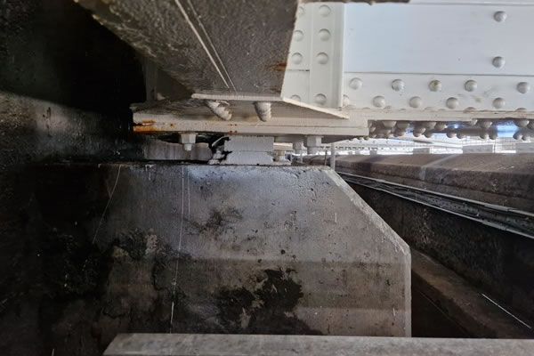 Checks on the bridge revealed damage that needed immediate repair