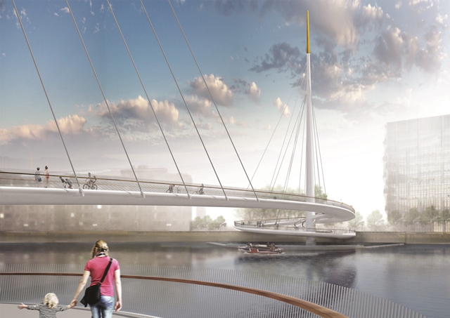 Work Begins On New Car-Free Thames Bridge In Wandsworth